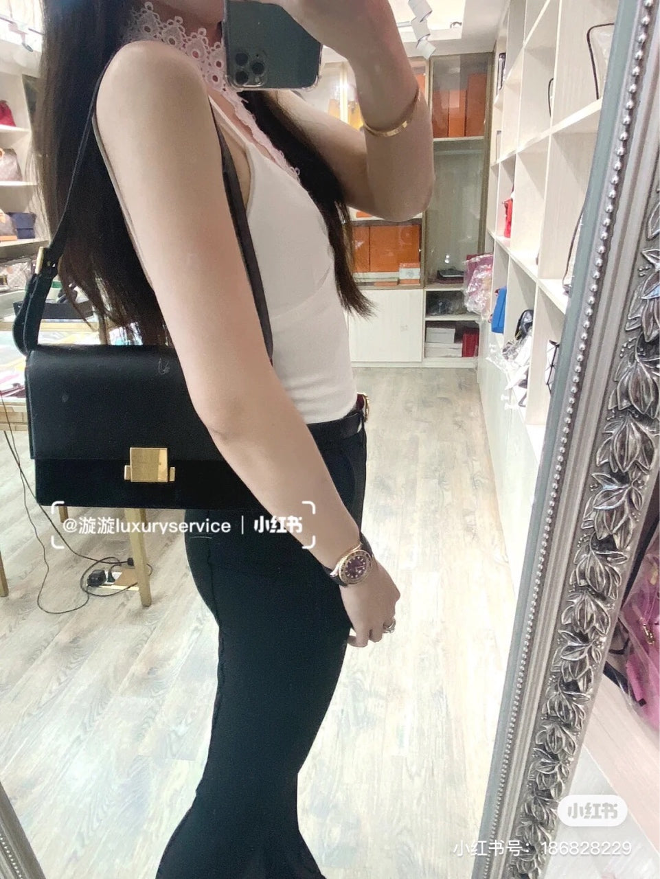 Saint laurent Black Messenger Bag 482051D420D1000