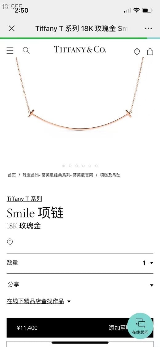 Saint laurent Belt Rose gold Necklace 634437BOO0W1000