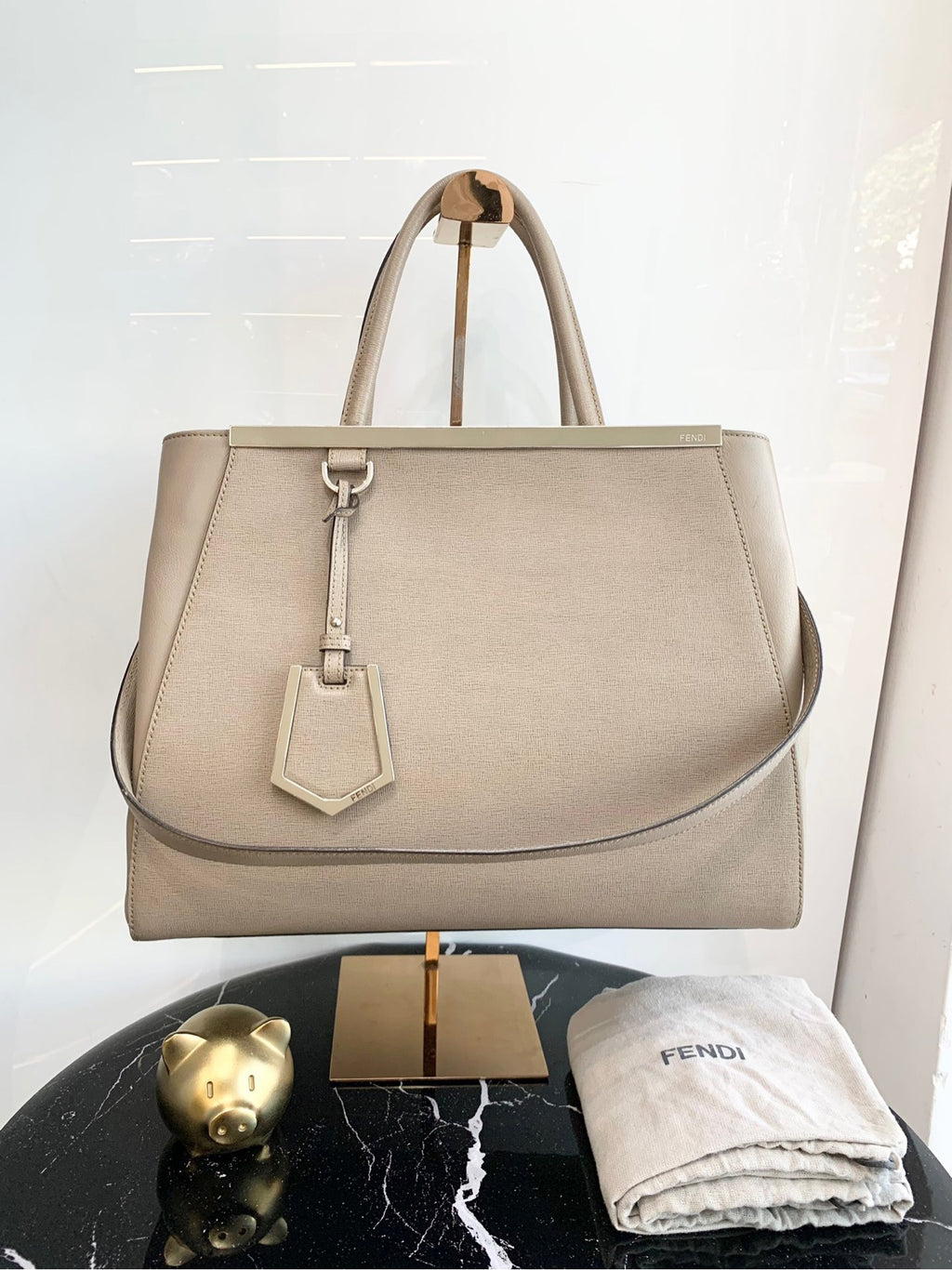 Fendi Gray Crossbody 8BH253-D7E-F0H48