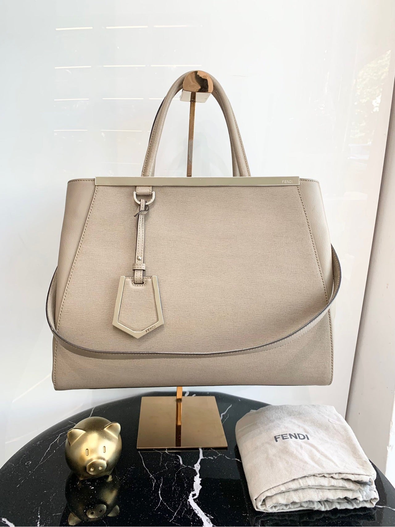 Fendi Gray Crossbody 8BH253-D7E-F0H48