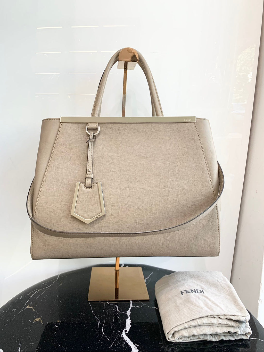 Fendi Gray Crossbody 8BH253-D7E-F0H48