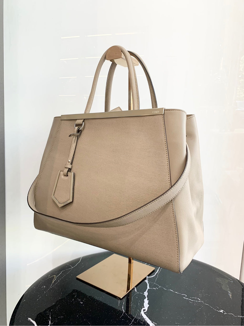 Fendi Gray Crossbody 8BH253-D7E-F0H48