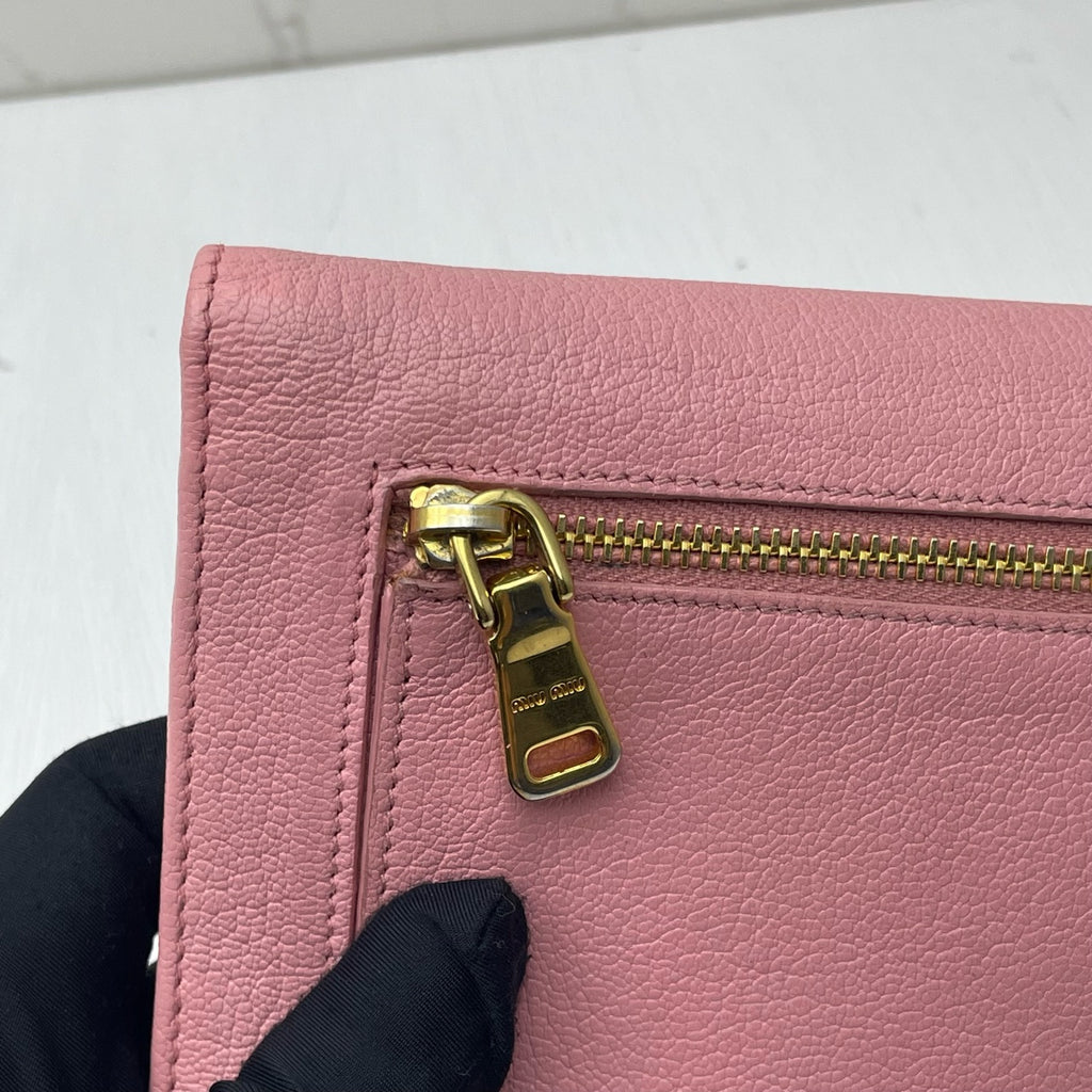 Miu Miu Pink Clutch