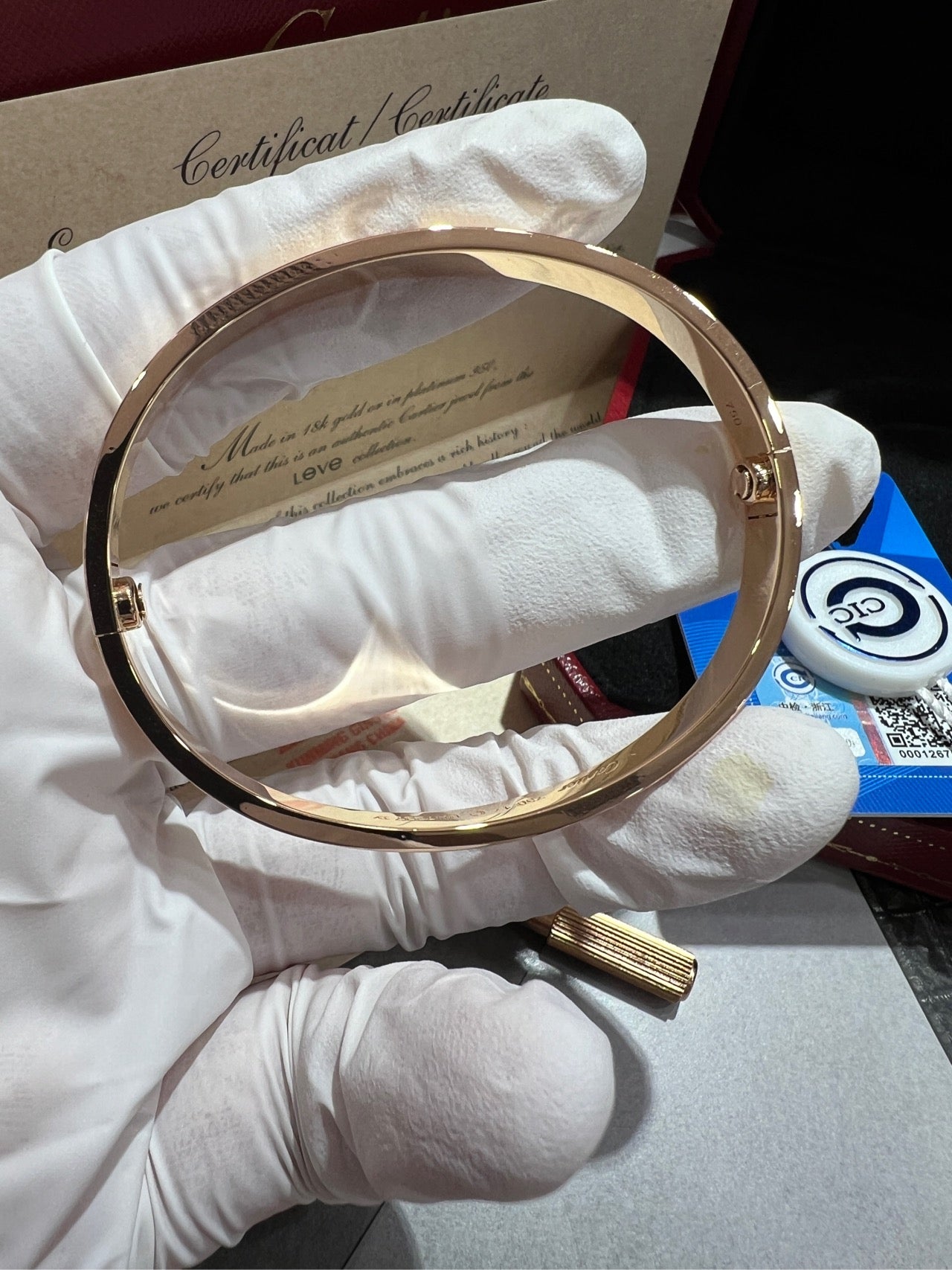 Cartier Rose gold Bangle
