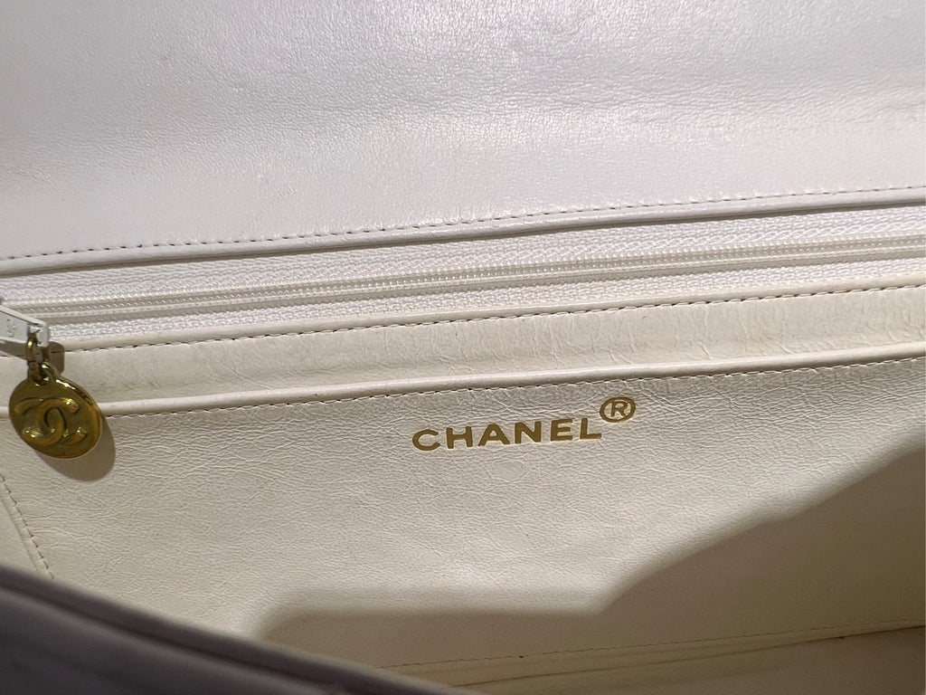 Chanel White Satchel