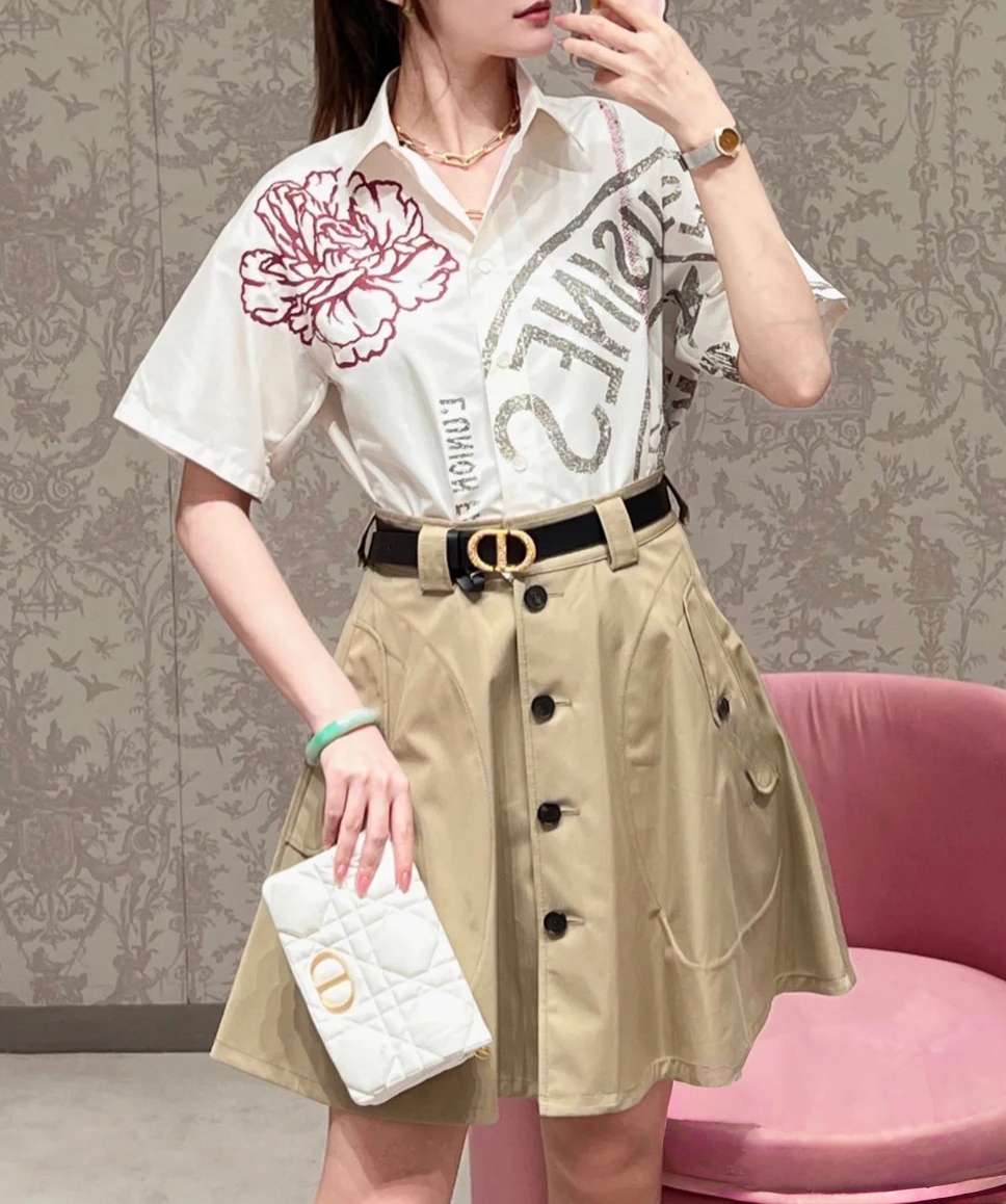 Dior Leather White Clutch S5135UNGX_M030