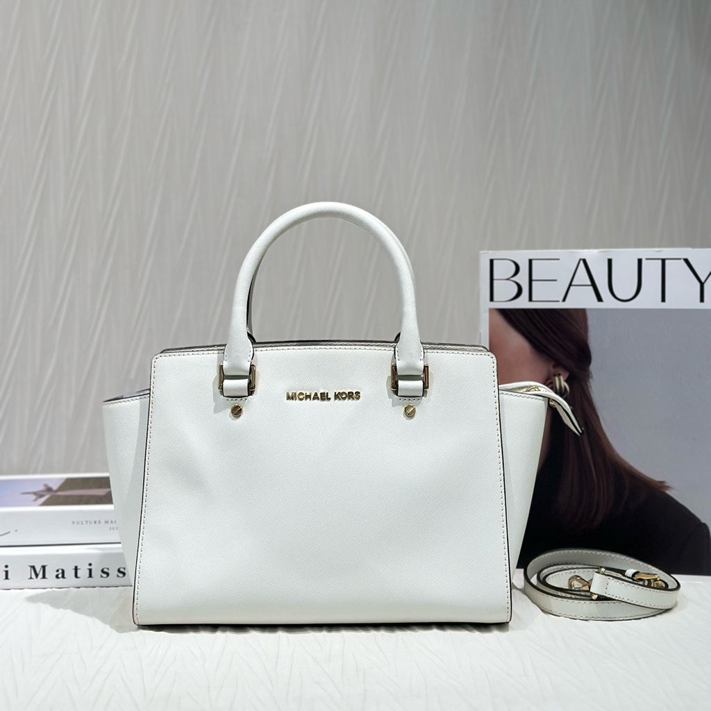 Michael Kors White Crossbody