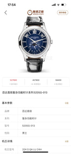 Patek Philippe Complicated Timepieces Collection Mechanical watch 40 5205G-013