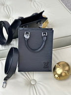 Louis Vuitton Petit Sac Plat Black M81238