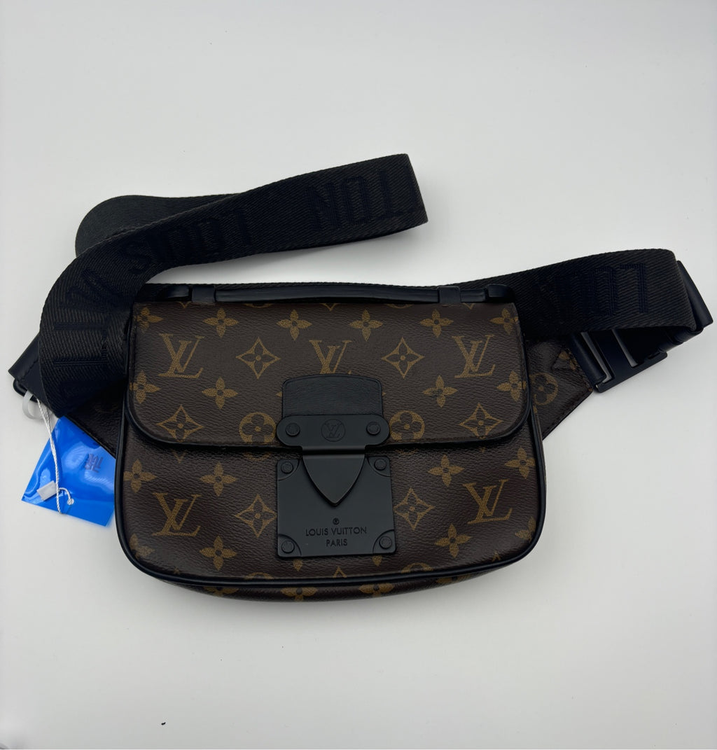 Louis Vuitton S Lock Canvas Shoulder Bag 22 x 18 x 8 M45806