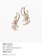 Chanel Pendant earrings Metal ABC546 B15387 NU491
