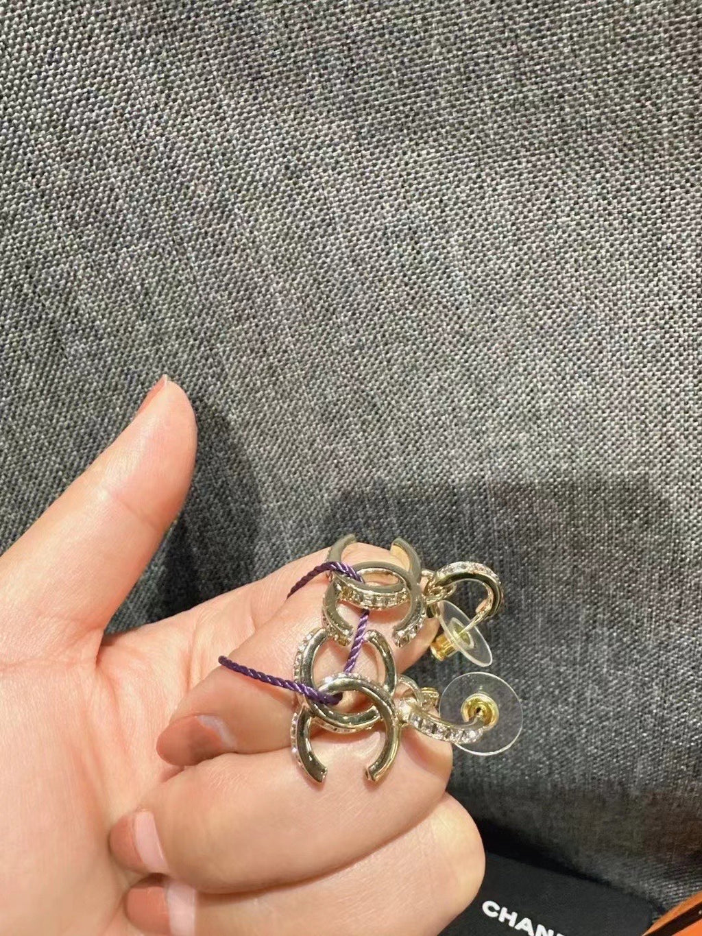Chanel Pendant earrings Metal ABC546 B15387 NU491