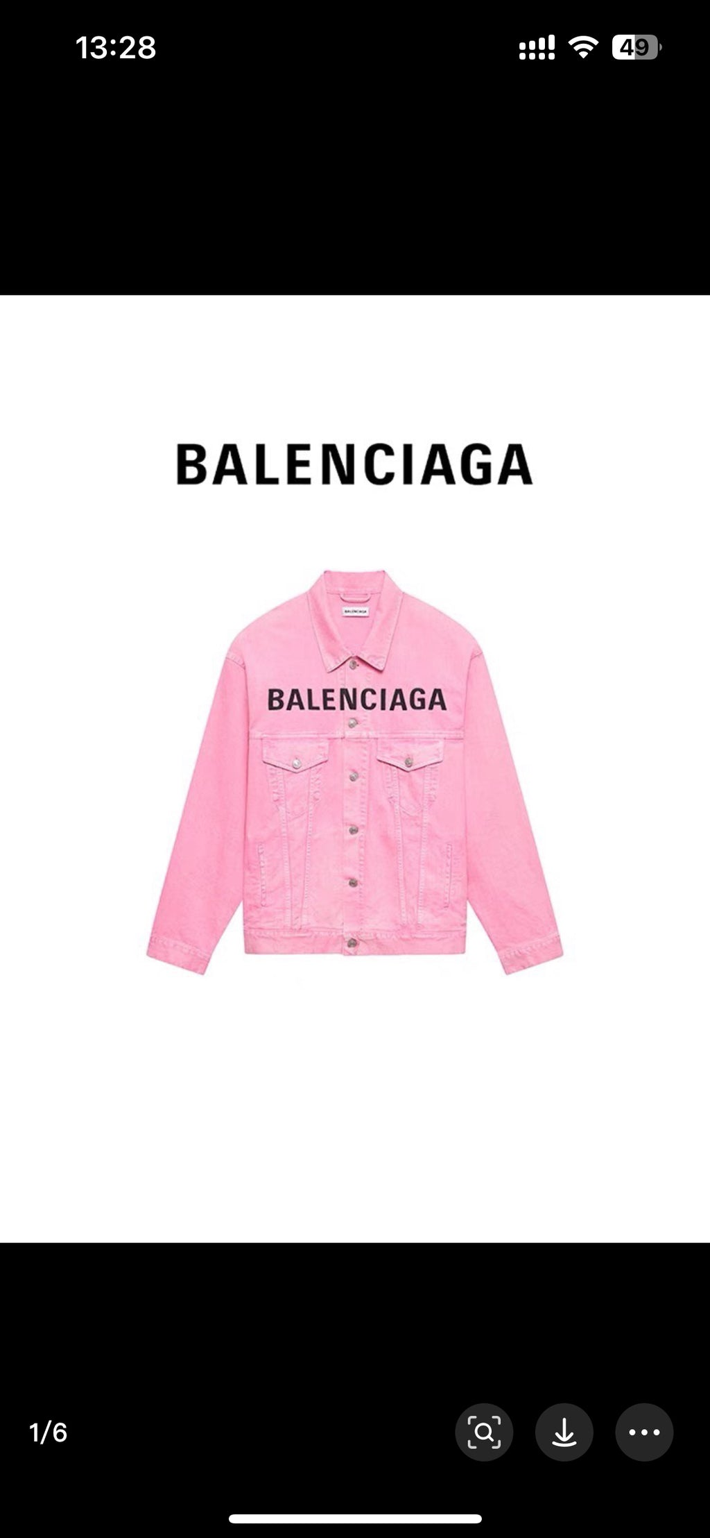 Balenciaga LOGO Pink Coat 594386TEW378000