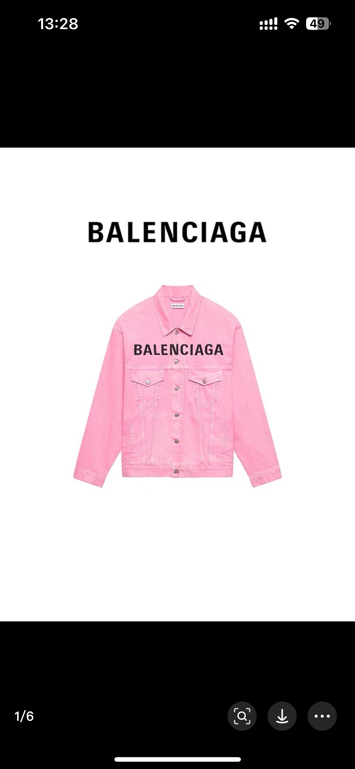Balenciaga LOGO Pink Coat 594386TEW378000
