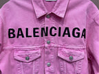 Balenciaga LOGO Pink Coat 594386TEW378000