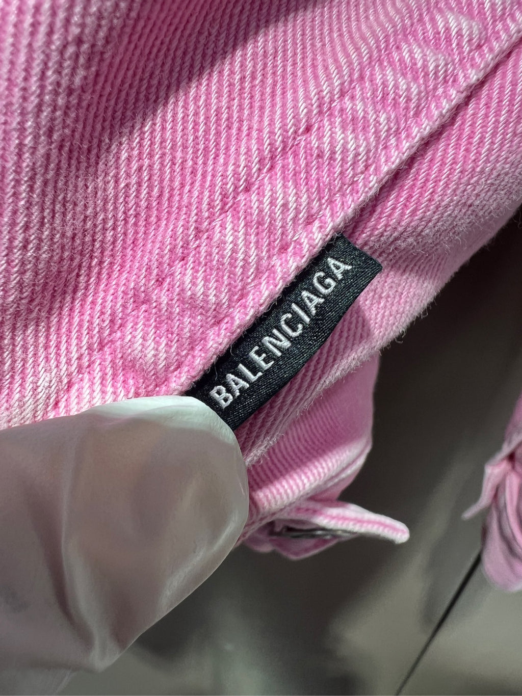Balenciaga LOGO Pink Coat 594386TEW378000