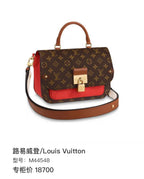 Louis Vuitton Red Satchel M44548