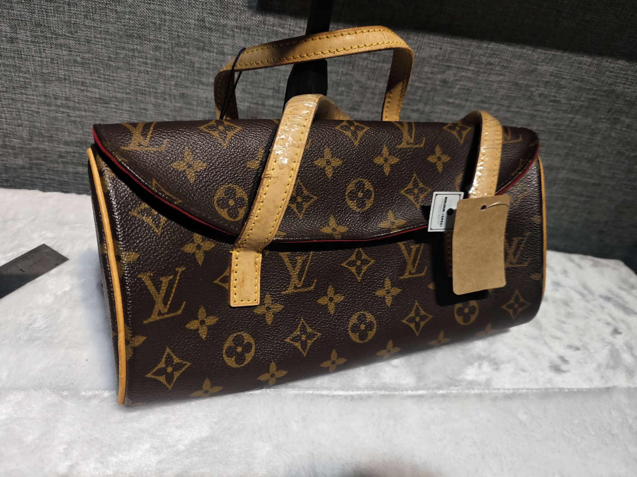 Louis Vuitton Alcantara Red
