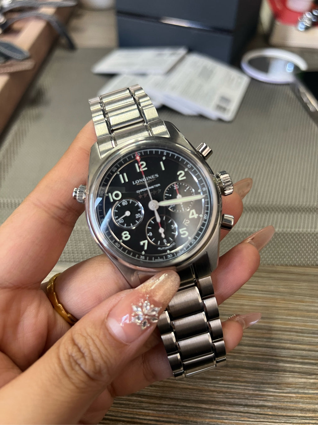 Longines Pioneer Series Mechanical watch 42.00mm L3.820.4.53.6