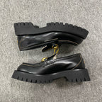Gucci Gold Platform shoes