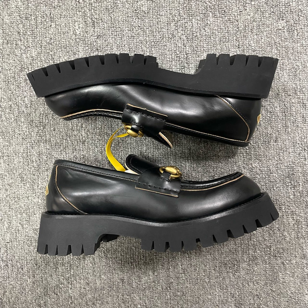 Gucci Gold Platform shoes