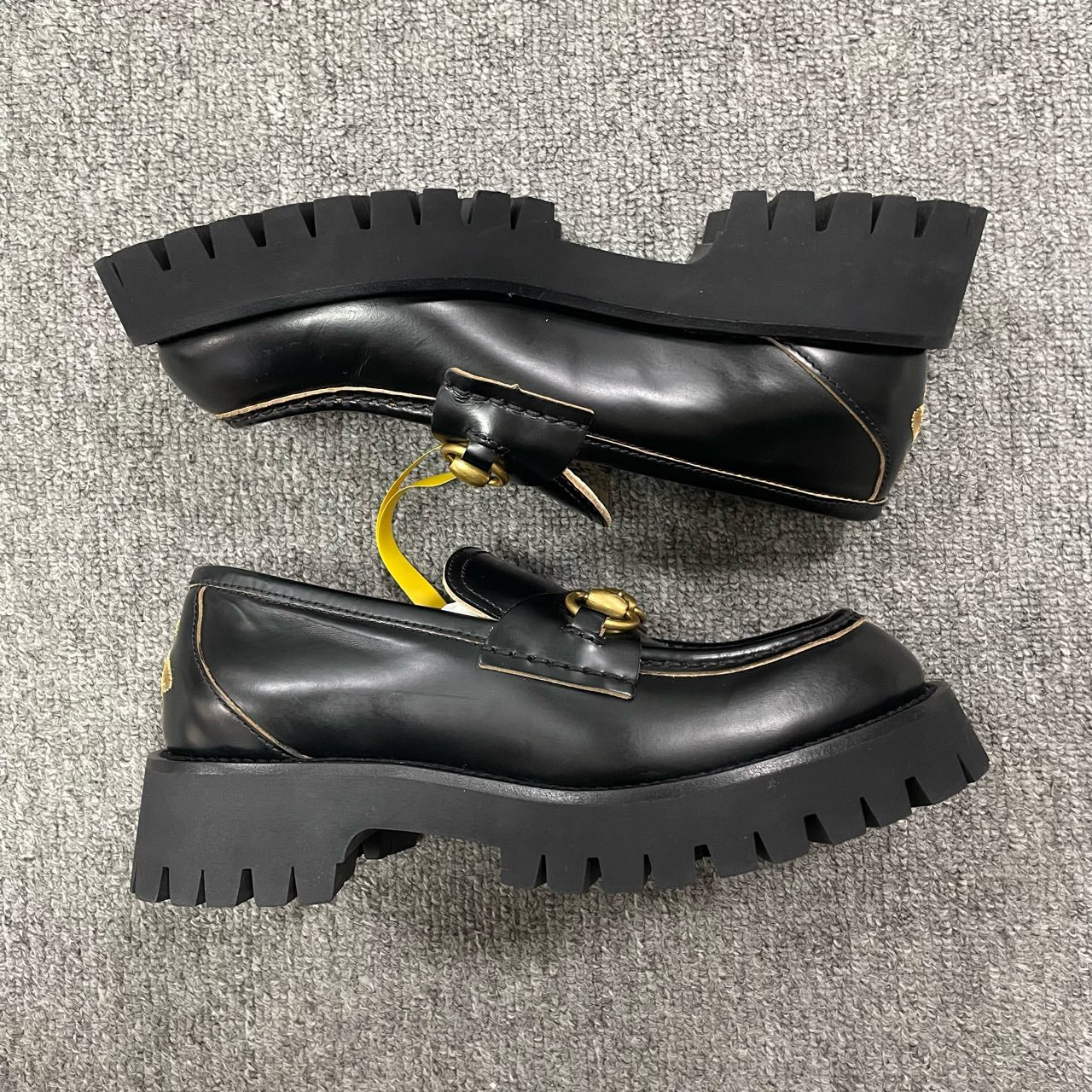 Gucci Gold Platform shoes