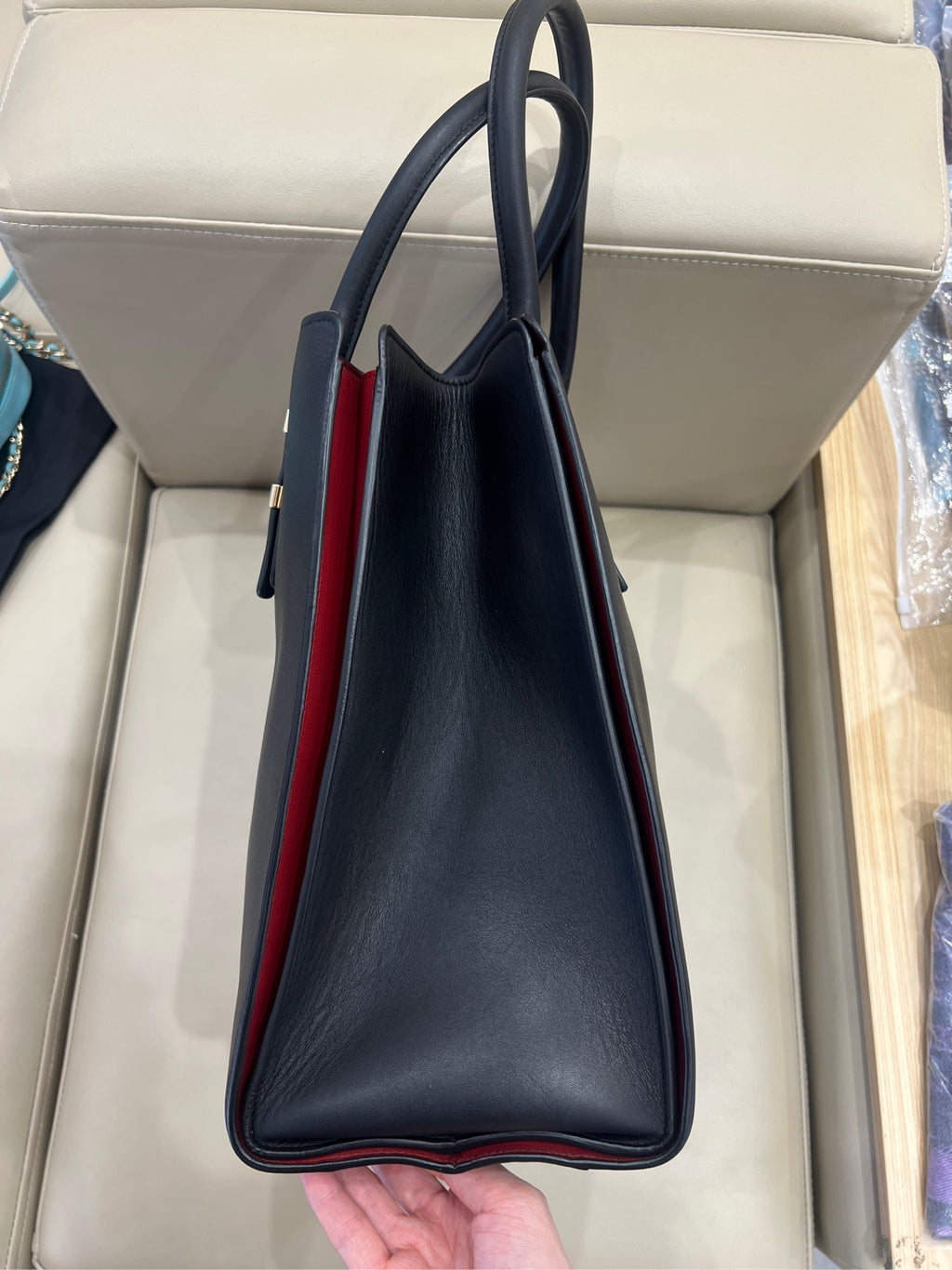 Salvatore Ferragamo Black Satchel