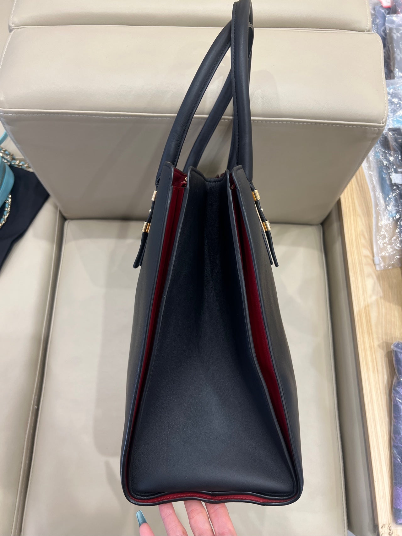 Salvatore Ferragamo Black Satchel