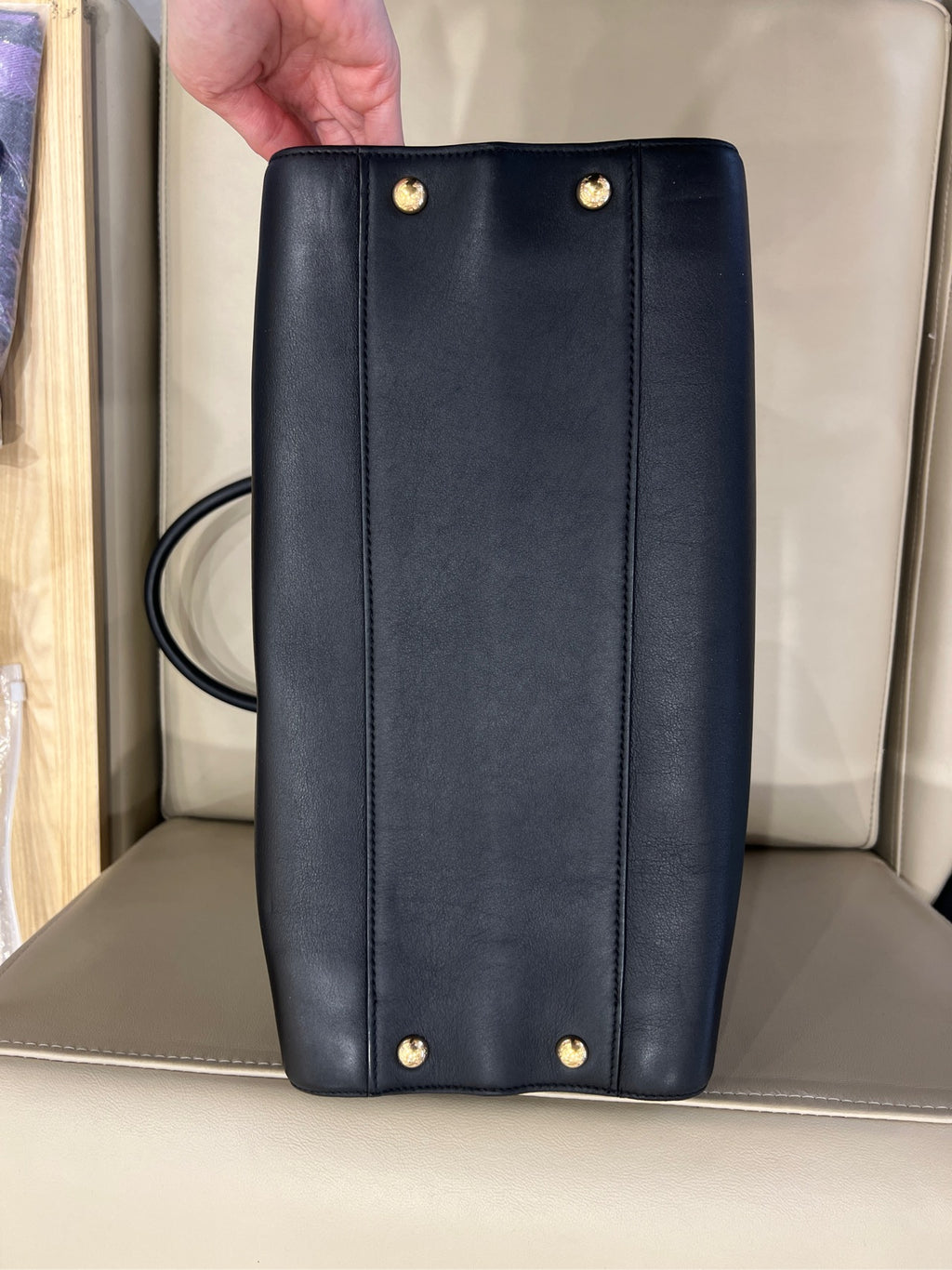 Salvatore Ferragamo Black Satchel