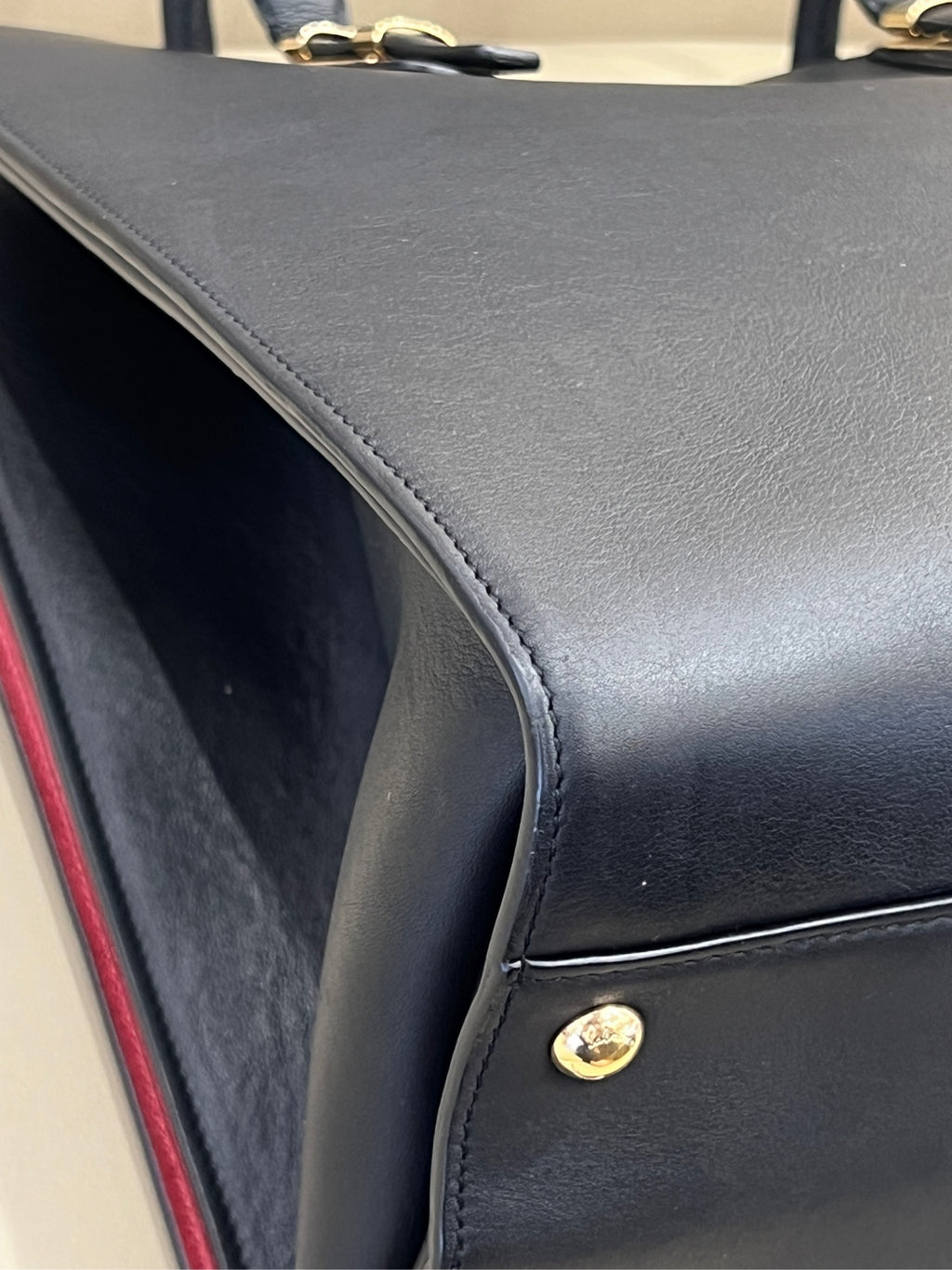 Salvatore Ferragamo Black Satchel