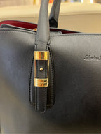 Salvatore Ferragamo Black Satchel