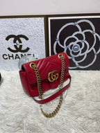 Gucci GGMarmont Collection Mini Shoulder Bag Red 446744AADPJ6207