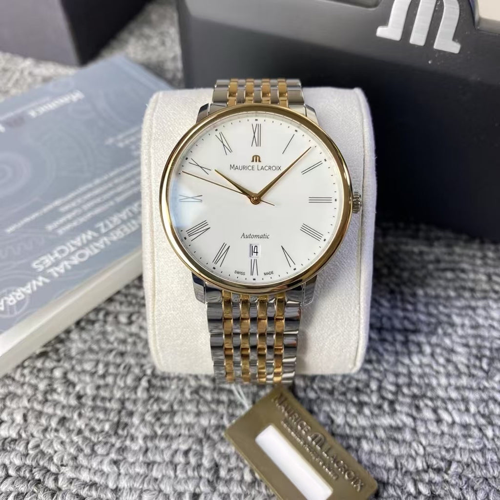 Maurice Lacroix Elegant Series Rose gold Automatic (self-winding) watch 38 millimeters LC6067-PS103-110