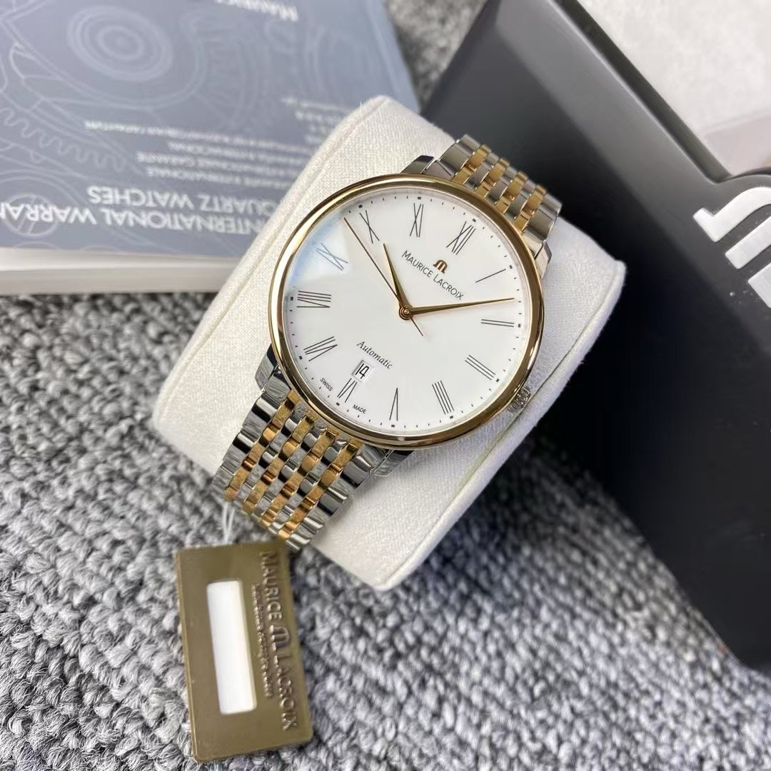 Maurice Lacroix Elegant Series Rose gold Automatic (self-winding) watch 38 millimeters LC6067-PS103-110