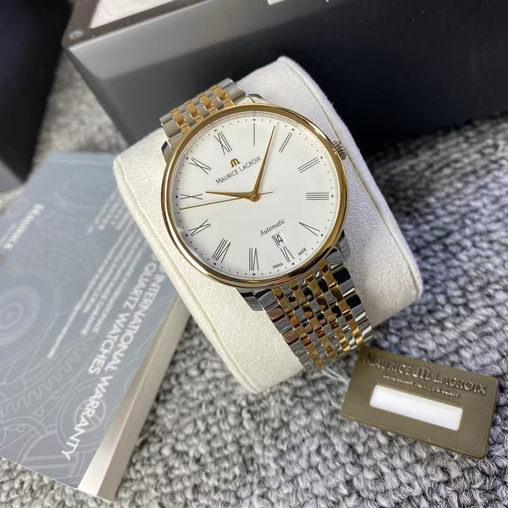 Maurice Lacroix Elegant Series Rose gold Automatic (self-winding) watch 38 millimeters LC6067-PS103-110