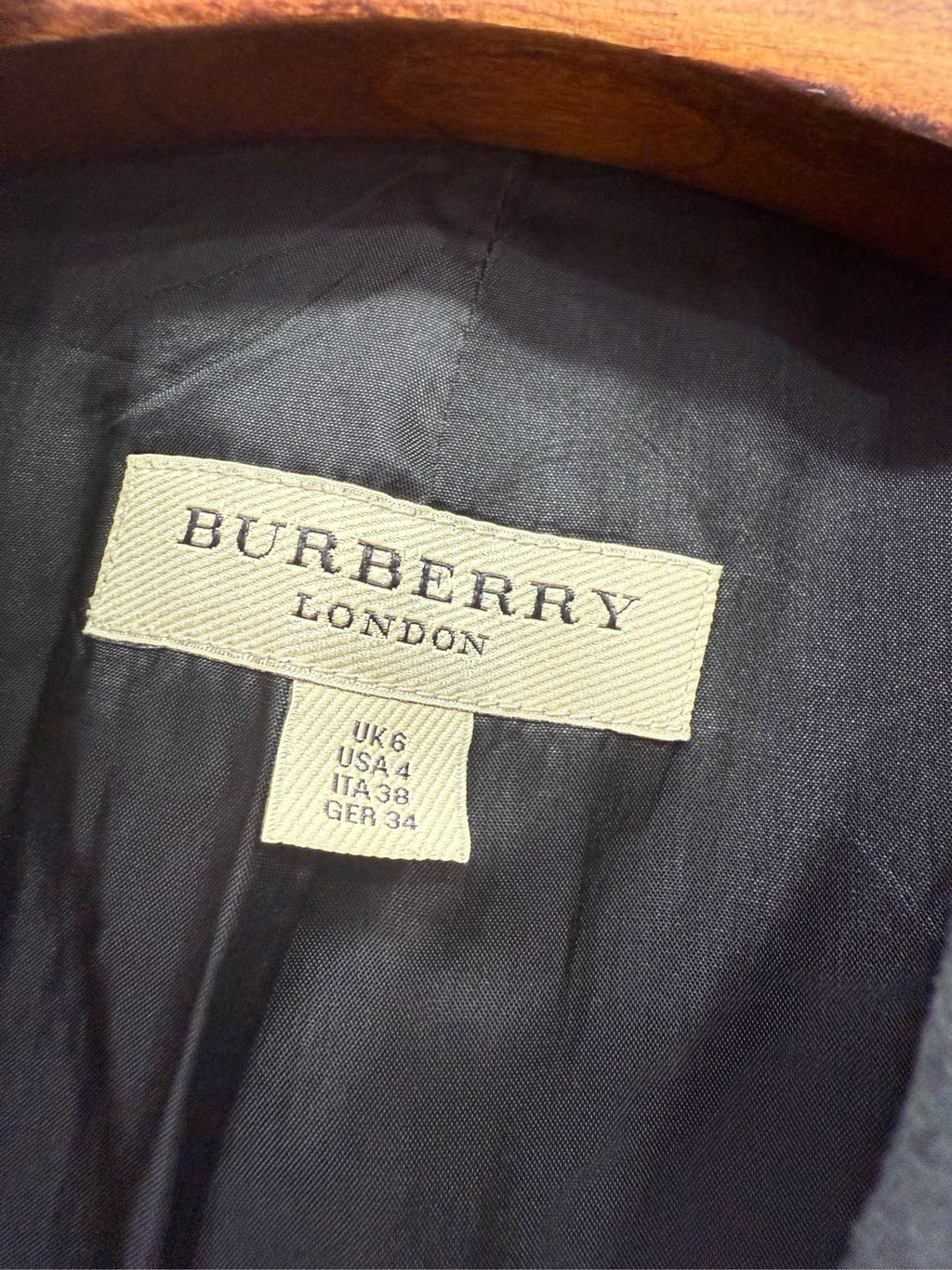 Burberry Black Dress