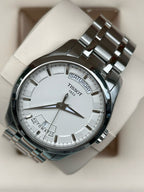 Tissot Classic White Automatic (self-winding) watch 39 millimeters T035.407.11.031.00