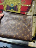 Louis Vuitton Poche Toilette Canvas 25 x 20 x 5.5 M46037