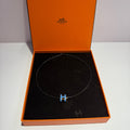 Hermes Blue Necklace