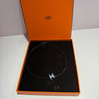 Hermes Blue Necklace
