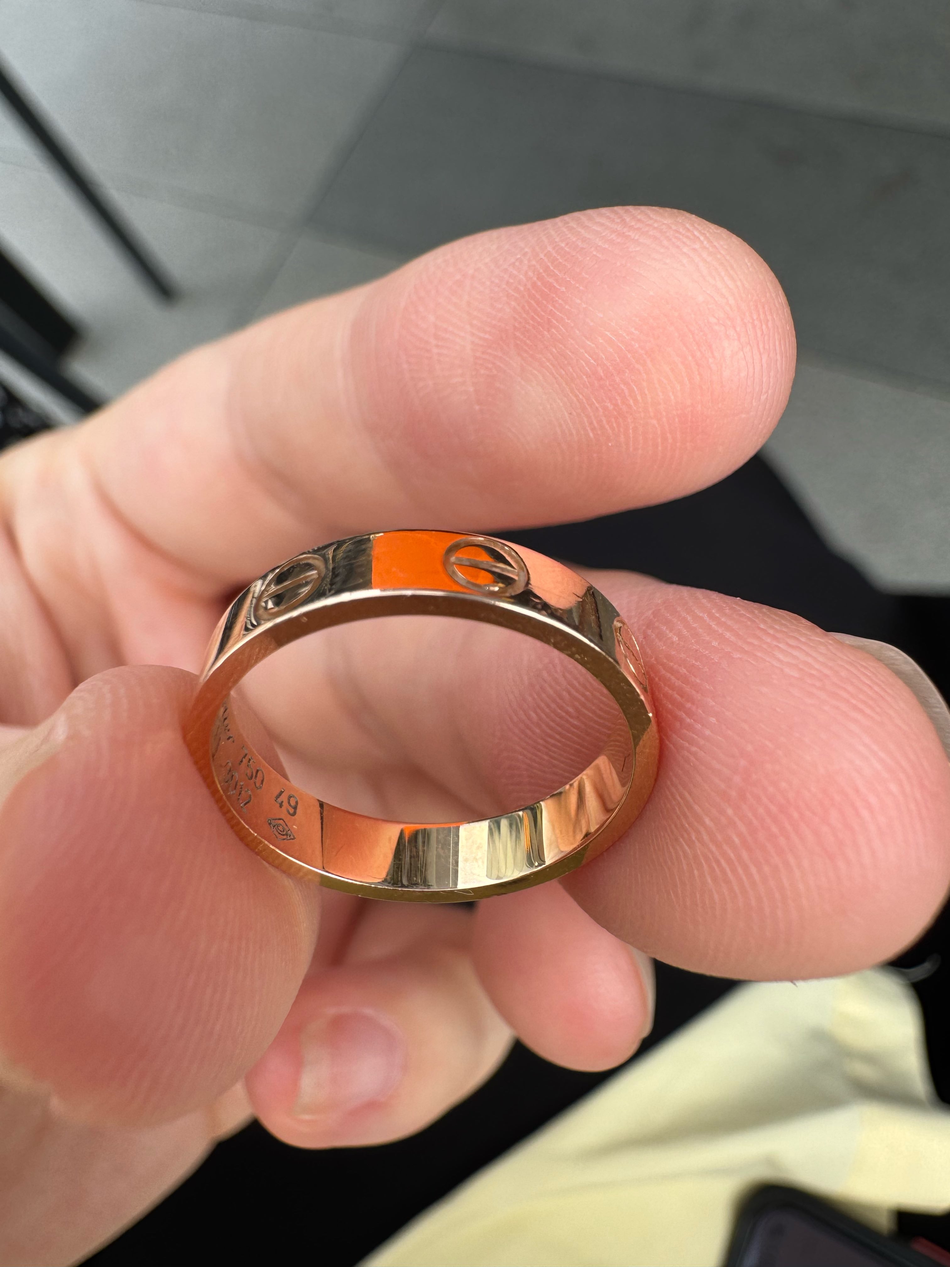 Cartier LOVE ring Ring B4084800