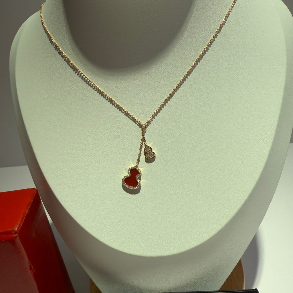 Qeelin Red Necklace