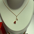 Qeelin Red Necklace