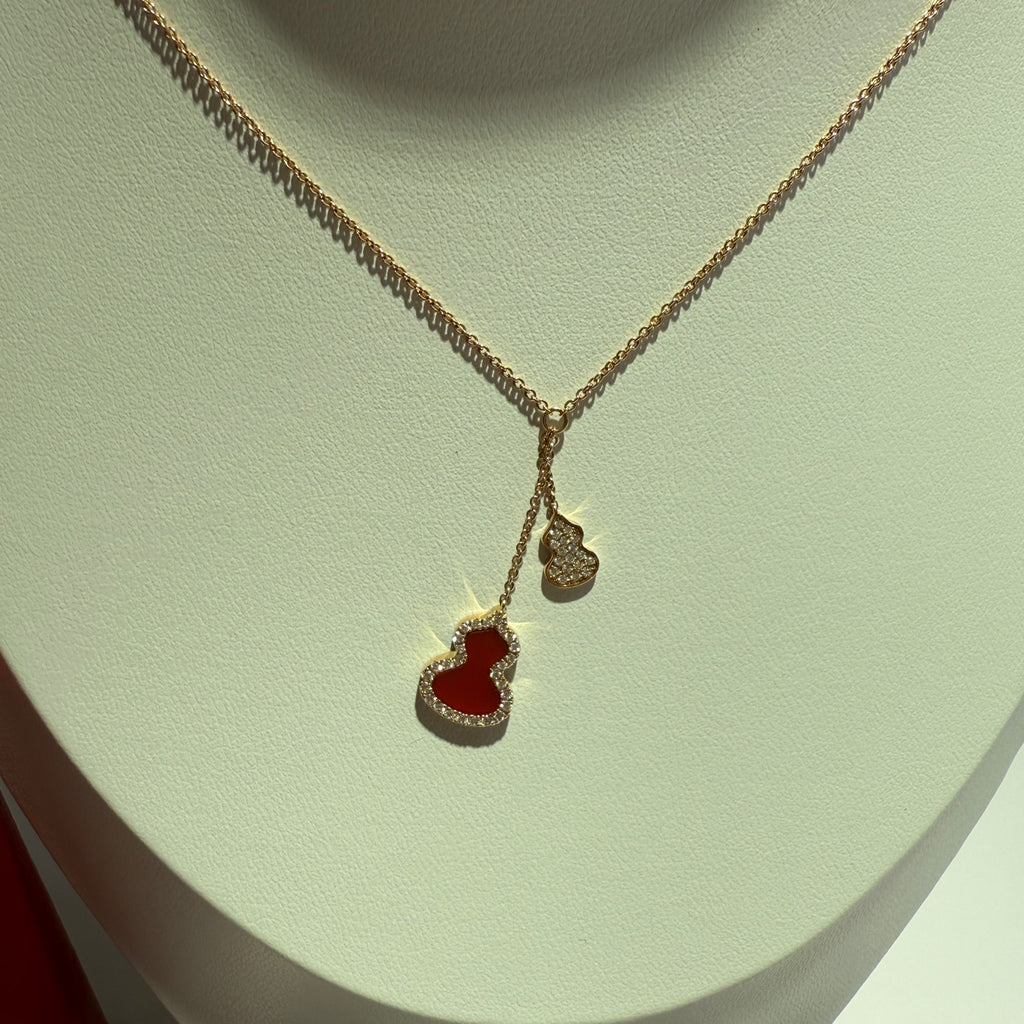 Qeelin Red Necklace