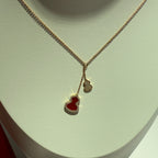 Qeelin Red Necklace