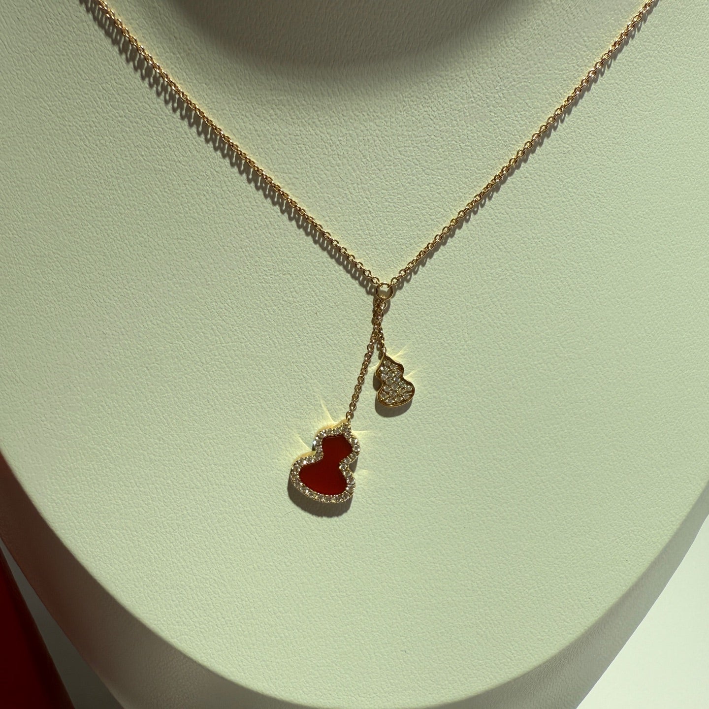Qeelin Red Necklace