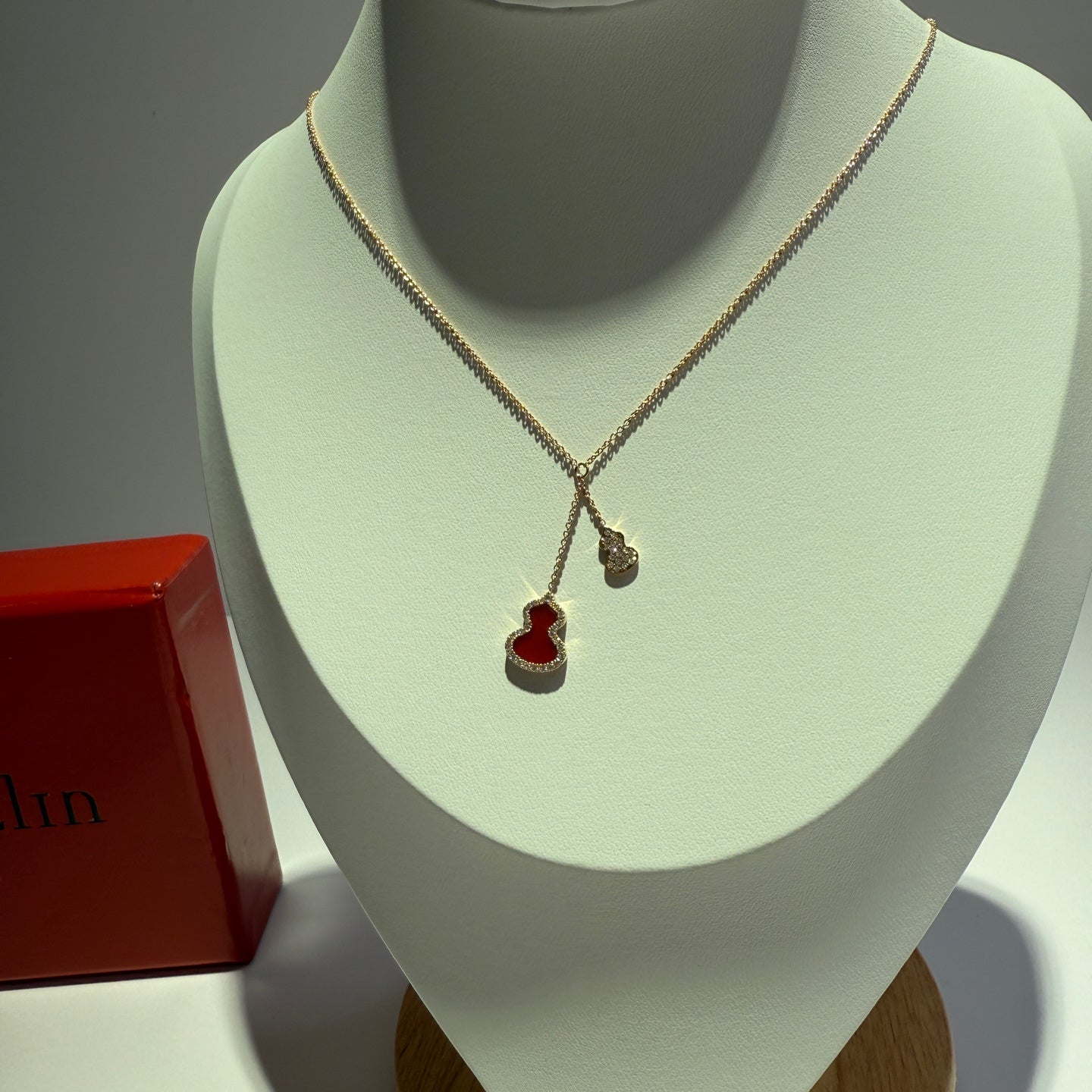 Qeelin Red Necklace