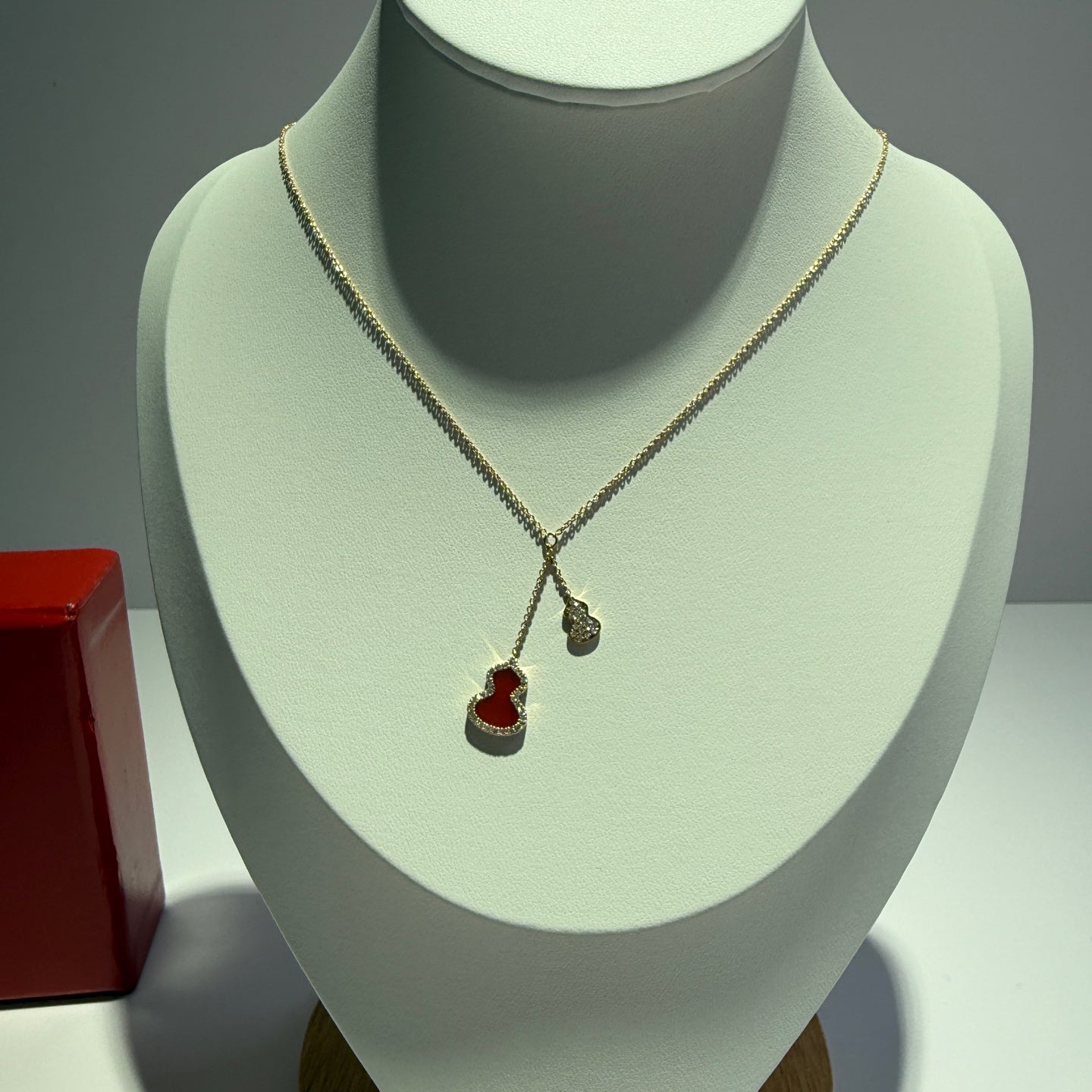 Qeelin Red Necklace