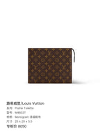 Louis Vuitton Poche Toilette Canvas 25 x 20 x 5.5 M46037