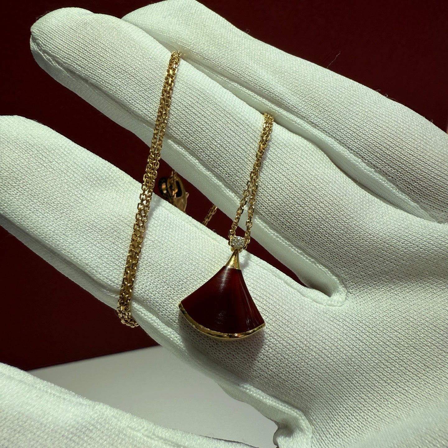 Bvlgari Red Necklace